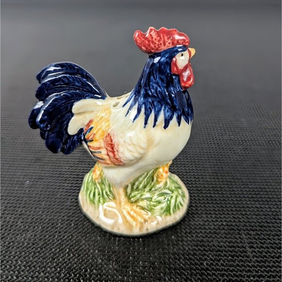 Colorful Ceramic Chicken Hen Rooster Salt & Pepper Shakers VTG Norcrest - Picture 7 of 10